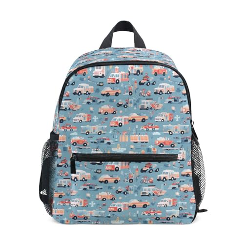 Sac à dos enfants avec sangle de poitrine cadeau parfait thème pompiers
