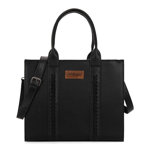 Image of Montana West x Wrangler Tote Bags Purses for Women Work Top-Handle Handbags with Strap