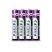 Philips Audio MultiLife batterie NiMH AAA 700 mAh 4 pack R03B4A70/10 Blanc