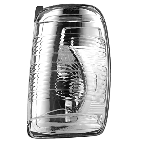 Riloer Wing Mirror Indicator Lens Cover - Side Mirror Indicator Lamp Lens Cover Car Wing Mirror Turn Signal Indicator Lens Cover Fit for Transit MK8 2014+(Right Passenger Side)