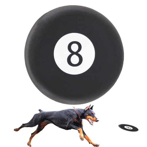 Rainbow-K9 Dog Flying Disc Lightweight, Pets Dog Frisbees, Floating Water Dog Toy, Dog Launchers Toy, The Best Gift for Your Lovely Pet (Black)
