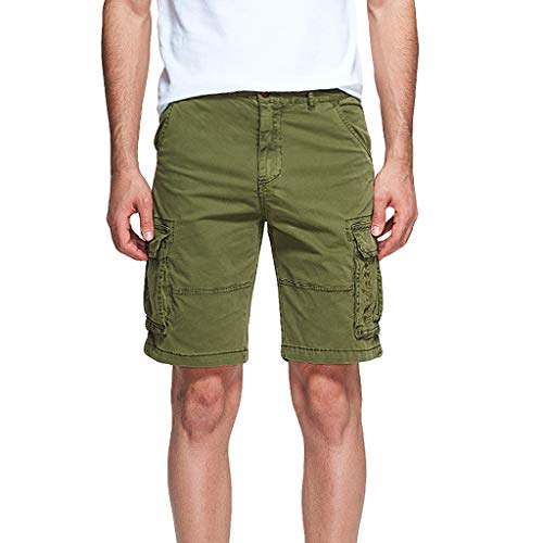 Pantalon de sport homme vert en coupe boyfriend taille W46 confortable