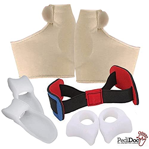 Bunion Corrector and Bunion Relief Sleeves Kit - Hallux Valgus Bunion Protector - Bunion Toe Separator, Toe Spacer, Toe Straightener and Toe Spreader - 7 Pieces - Thumbnail 2