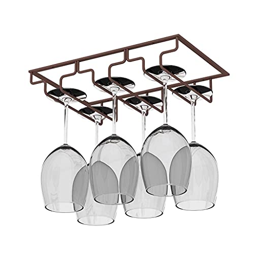 Estante de vino debajo del gabinete, soporte de metal para colgar copas de vino, organizador de copas de vino para bar, cocina, restaurante, soluciones de almacenamiento