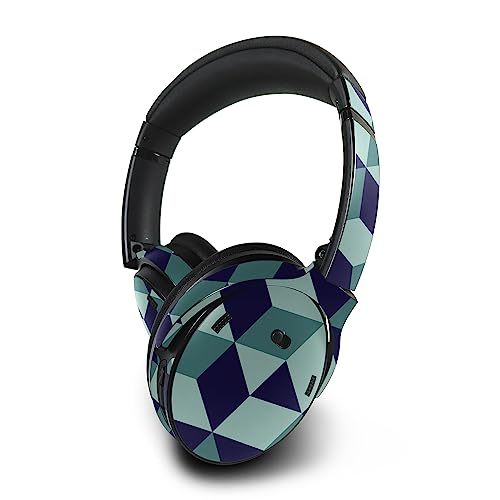 Image of MightySkins Skin Compatible with Bose QuietComfort 45 Headphones - Geo Tile | Protective, Durable, and Unique Vinyl Decal wrap Cover | Easy to Apply, Remove, and Change Styles | Made in The USA