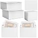 Faccito 200 Pcs Trading Card Shipping Set 4 x 6'' Trading Card Protector and Envelopes Bulk for Mailing, Additional Defend Supplies (Original)