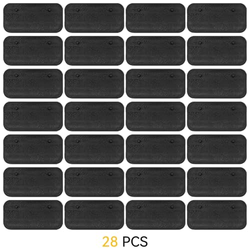 Image of 28PCS Action Figure Stand 6 Inch Display Bases with Peg Holder Accessories Compatible with Mavel Legends Series /GiJeo Classified Series /D C /Mo tu Models 1 /12 Figures, Black Square
