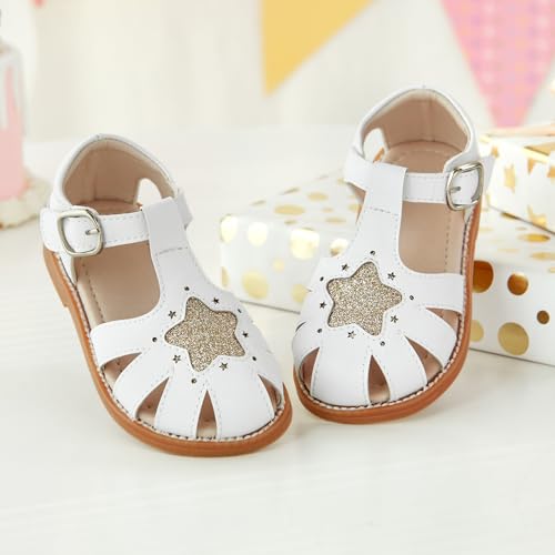 Image of Kiderence Toddler Girls Sandals Little Girls Kids Summer Shoes Toddler Sandals