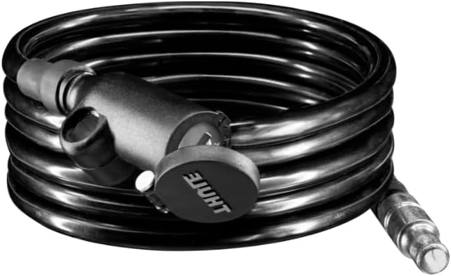 Generic 6' One-Key Bike Cable Lock System, Black