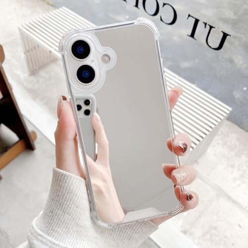 Coque iPhone 17 miroir transparente retouche maquillage en déplacement