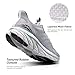 ALLSWIFIT Men's Slip On Walking Shoes Running Comfortable Tennis Breathable Non Slip Athletic Gym Workout Cross Training Fashion Sneakers,Size 10.5,Grey,SARR034M