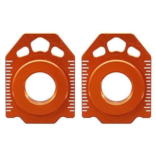Buy WorldCare® Pair CNC Rear Axle Spindle Chain Adjuster Blocks For KTM