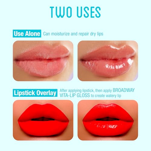 Ruby Kisses Broadway Vita-Lip Clear Lip Gloss (10 Pack), Ultra-Hydrating & Soothing Formula with Vitamins, High-Shine Non-Sticky Finish Lip Balm with Mint, Rosehip, Coconut, Mango, Argan, Honey, Shea - Thumbnail 7