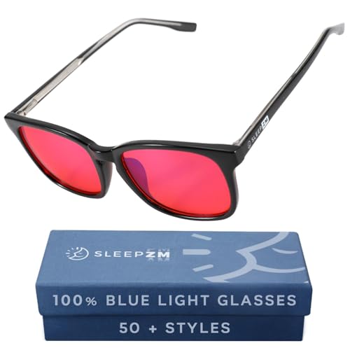 Image of Sleep ZM Blue Light Blocking & Light Sensitivity Glasses - 14 Lens Types for Comfort, Relaxation, Sleep & Relief