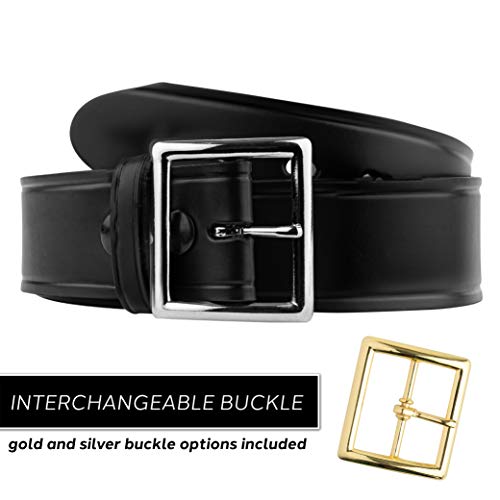 Perfect Fit 1.75in Garrison Leather Belt US Made, Black3