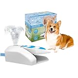 Fácil de operar: conectado a la tubería de agua, el perro solo necesita presionar su pie en el interruptor para beber agua y jugar, es muy simple, el perro aprenderá de inmediato.