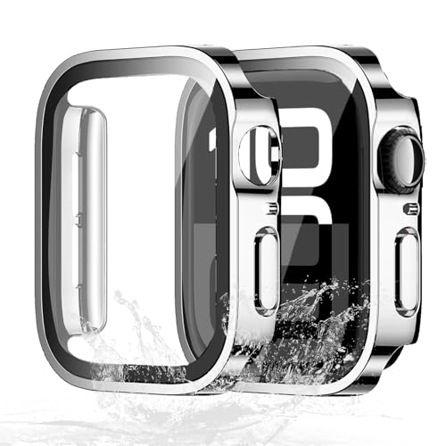 YAODLE Apple Watch ケース 41mm 対応 series 9/8/7 アップルウォッチ カバー 防水・防塵 Apple Watch カバー PC素材 3D直角エッジデザイン 軽量 指紋防止 傷防止 頑丈 耐衝撃(Series 9/8/7,