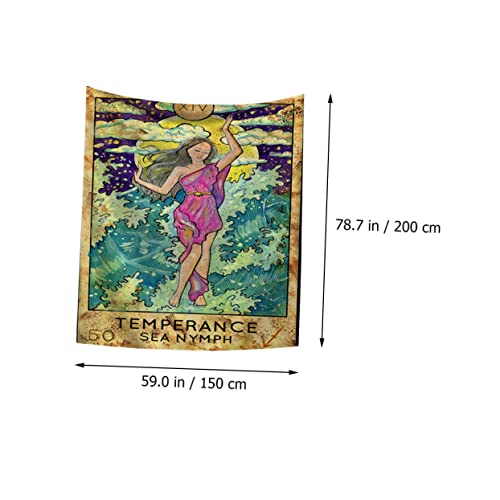 Tapisserie tarot haut de gamme couverture murale en polyester imprimé 3D