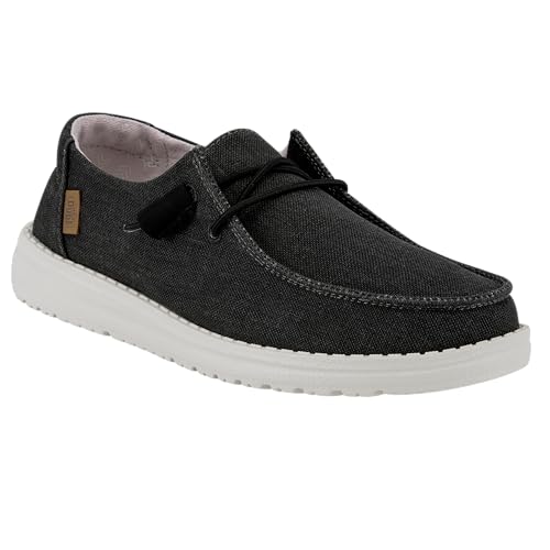 Image of HEYDUDE Women's Wendy Chambray | Women's Shoes | Women's Lace Up Loafers | Comfortable & Light-Weight