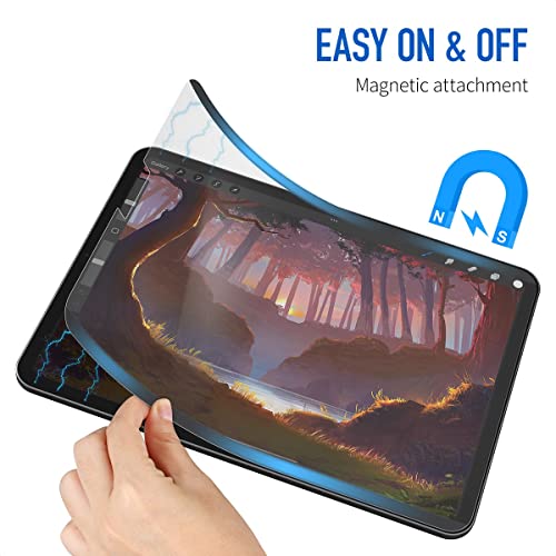 Mocoll Magnetic Paperfeel Screen Protector For Ipad Pro 11 Inch & Ipad Air 10.9 Inch, Paper Textured Removable Screen Protector Compatible With Ipad Air 4/5 Generation, Anti Glare/Matte/Bubble Free #TOP1