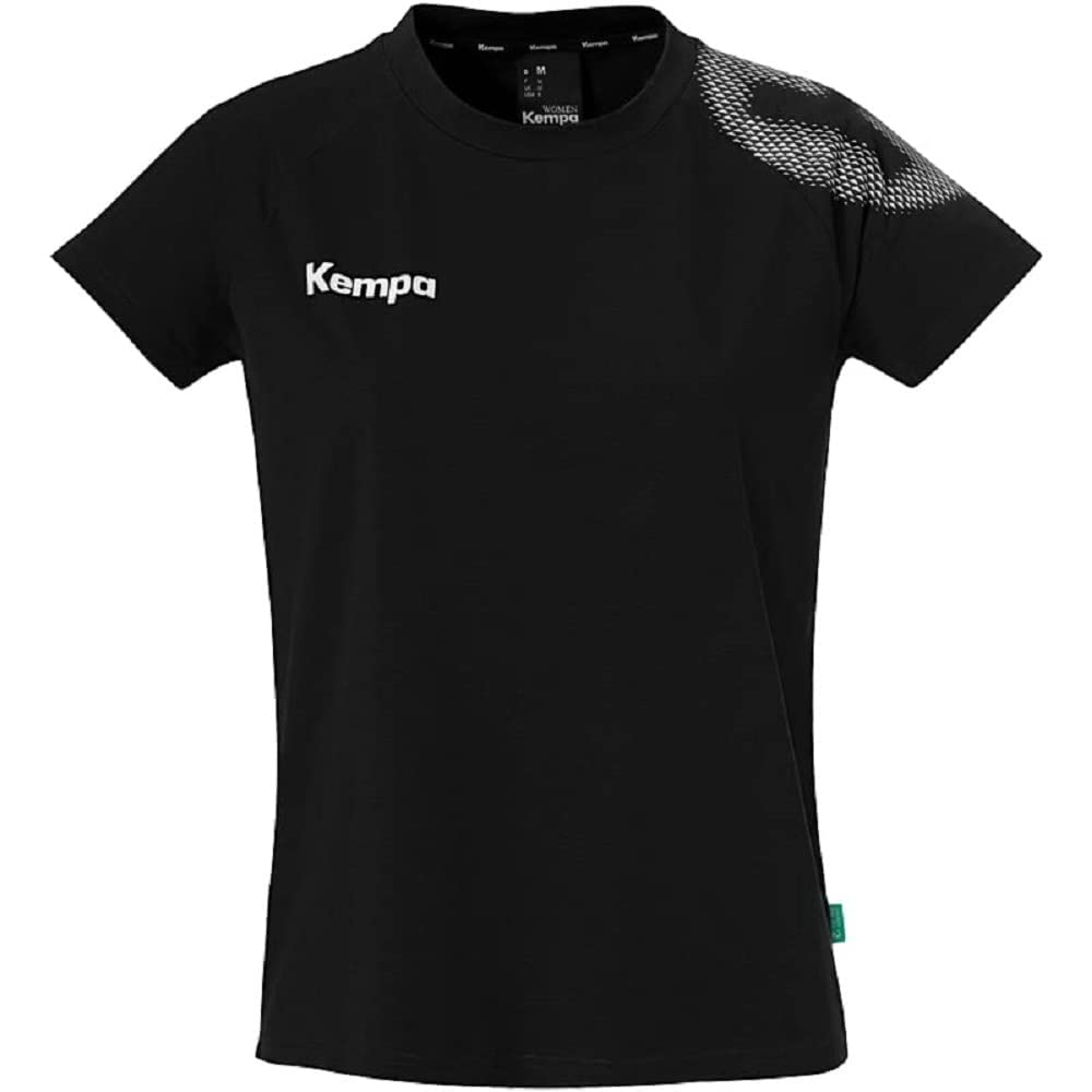 Kempa Women's Ladies Girls Handball Sports T Functional Shirt Jersey Black