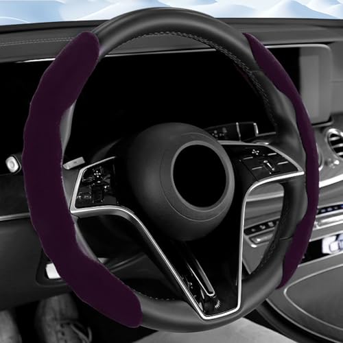 トヨタアクアNHP10NHP10H型平成23年12月-現行モデル専用 ハンドルカバー 軽自動車 暖かさ 滑り止め 寒さからの保護 運転座 車 ハンドルカバー 耐摩擦 冬シーズン ウェーブフラフ O型 D型 汚れ防止 フィット 内装パーツ 簡単取り付け カー