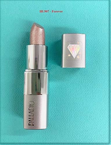 Palladio Herbal Lipstick Diamond,"Forever", Rich Pigmented and Creamy Lipstick, Infused with Aloe Vera, Chamomile & Ginseng, Prevents Lips from Drying, Combats Fine Lines, Long Lasting Lipstick.