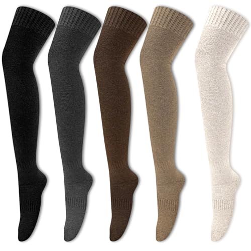 Chaussettes hautes femme anti-glisse : finis les collants froids en hiver