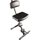 Quik Lok Adjustable Musicians Stool With Adjustable Footrest And Back Rest (DX749)