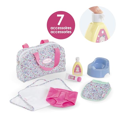 Accessoires poupons COROLLE Coffret Accessoires à Langer Floral 7 accessoires dès - vue 3