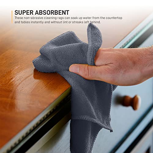 Image of Gizga Essentials Microfiber Cloth, 340 GSM, High Absorbent Automotive Microfibre Towels for Car Bike Cleaning Polishing Washing, Multipurpose Cloth for Laptop, Mobile Screen, Kitchen Cloth, 3 Unit
