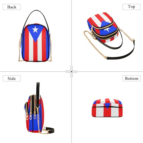 Image of Patriot Flag Cell Phone Purse Crossbody Handbag Durable Shoulder Bag Sturdy Travel Pouch