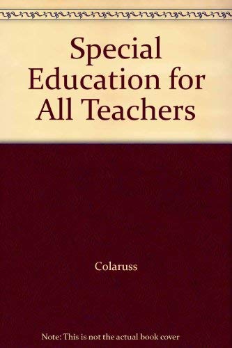 Special Education for All Teachers 0787238635 Book Cover