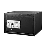 STMKB Waffentresor Mit Ziffernblock, Elektronisches Zahlenschloss, Tresor Mit LCD-Bildschirm Zur Aufbewahrung Von Waffen, Wichtigen Dokumenten, Schmuck, Bargeld Und Anderen Wertgegenständen