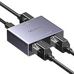 UGREEN Ethernet Splitter, 1 to 2 Gigabit Network Switch, 1000Mbps High-Speed Ethernet Switch, LAN RJ45 Internet Splitter with USB-C Power Cable for PC/Laptop, PS5, Xbox, Modem, Router, TV