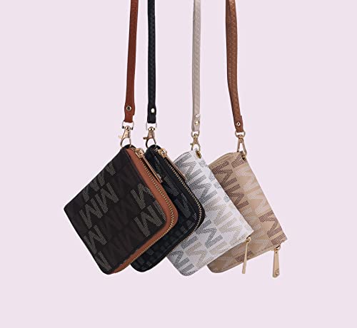 Mkf Wristlet Wallet For Women, Multi Card Slots – Pu Leather Bag Purse – Lady Fashion Clutch Handbag Removable Strap #TOP6
