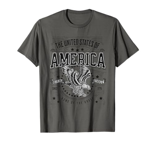 US American Eagle - Bandera americana Patriot USA para hombre Camiseta