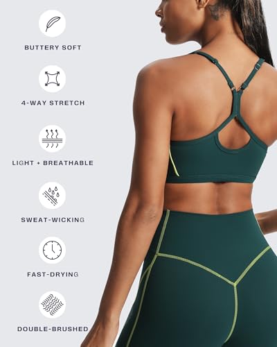 Aoxjox Women's Workout Sports Bras Fitness Training Gym Lexi Lined Bra Yoga Crop Tank4