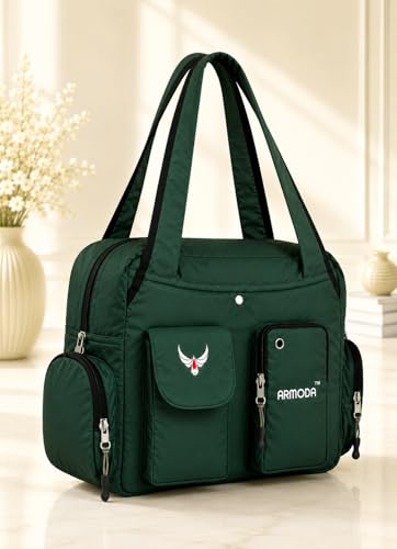 Image of ARMODA Double Pockets Glamour: Stylish Shoulder Bag for Ladies