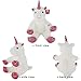 WEWILL 16'' Giant Light up Unicorn Soft Plush Toy Glow LED Stuffed Animal Nightlight Companion Valentines Birthday for Kids Girls