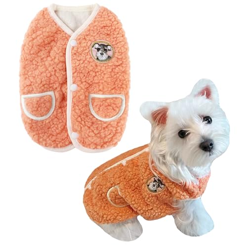 犬 服 小中型犬冬服 ペット 服 ドッグウェア 犬ベスト 背中開き 暖かい チワワ 冬服 猫 犬 裹起毛 防寒着 サンゴベルベット ベスト 犬の服 脱毛保護 お散歩 お出かけ 犬服着やすい