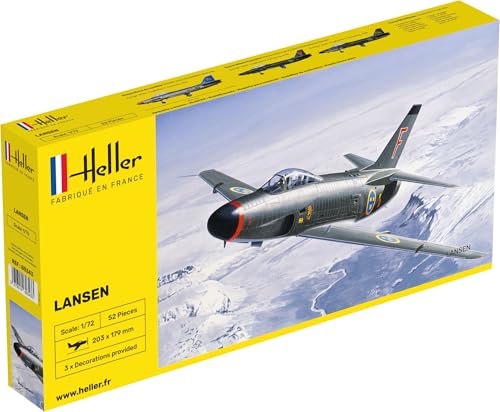 Saab 32 Lansen Heller 80343 maquette avion plastique 1/72 à monter
