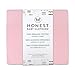 HonestBaby Organic Cotton Fitted Bassinet Sheet, Pink, One Size