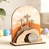 AOMOONOA Wooden Easter...image