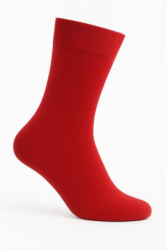 Image of Wens Plain Dark Socks for Girls, Boys, Kids & Men of All Ages (Pack of 3) | Heavy Elastic, Streachable & Comfortable Fit