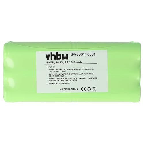 vhbw Batterie aspirateurs Robots domestiques Compatible avec Dirt Devil Fusion M611, Libero, Puck M610, M610-1 (1500mAh, 14,4V, NiMH)