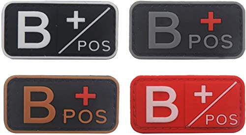 Blood Type B+ Tactical Patches – High-Quality Kit Blood Type B+ Tactical Patches – High-Quality Kit