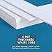 Somime 10 Pack Pre-Cut 12x12 White Picture Mats for 8x8 Photos - White Core Bevel Cut Frame Matte, Acid Free, Ideal for Frames/Artwork/Prints