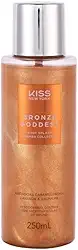 Kiss New York Bronze Goddess Body Splash Shimmer Collection, Desodorante Colônia com Micropartículas de Brilho, 250ml