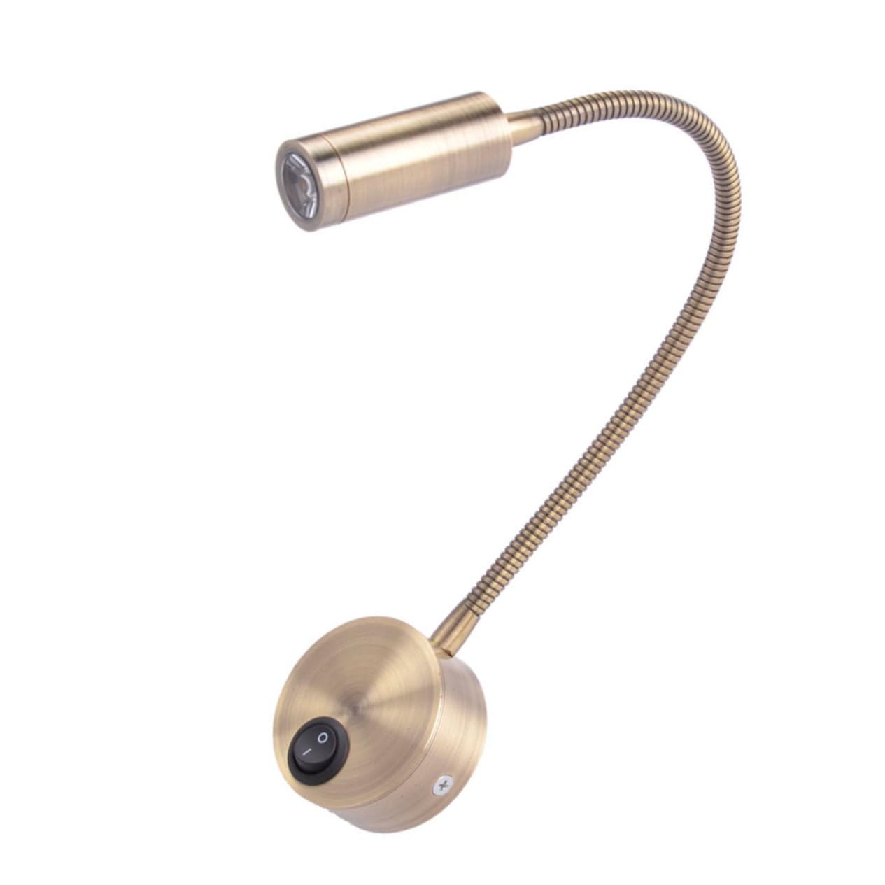 Lampe murale LED de lecture dore pour chambre liseuse chic